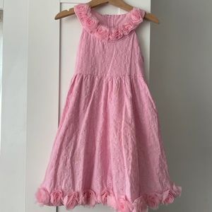 Rare Editions Pink Girl Dress